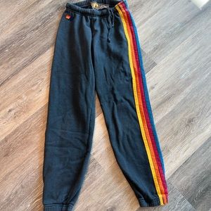 Aviator nation 5 strip pants xs